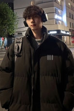 外景冬季加厚面包服男新款宽松大码保暖棉衣立领外套MF00378/P90，男装棉衣，电商B316
