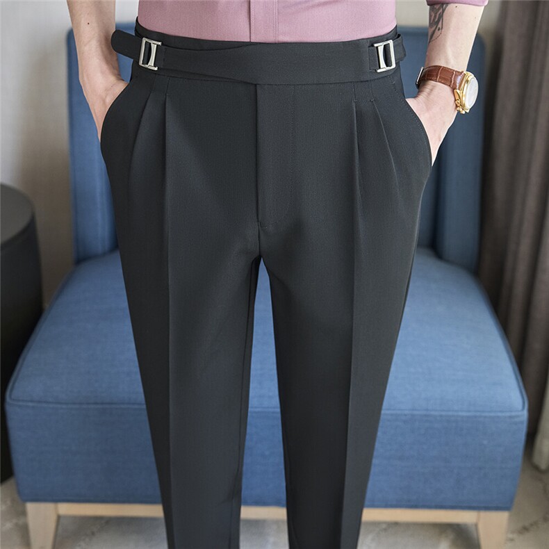 K9873-P78男士春夏新式那不勒斯修身小西裤28-38码，男装西裤，电商A211