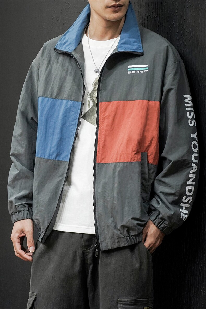 2021春秋季新款外套男韩版潮流炸街棒球服工装夹克潮牌DS872TP50,男装夹克,电商A102