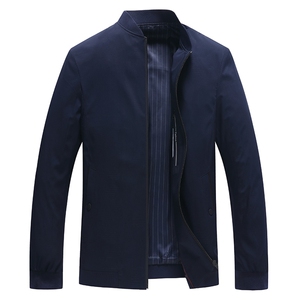 新款春秋装夹克衫外套立领拉链商务休闲男士上衣2024春秋季夹克图片