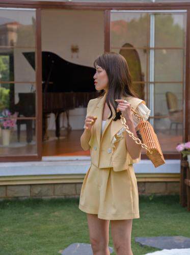 好看的马甲套装，帅气又有趣的女生必入，女装马夹，GN