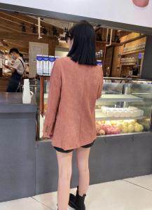 【现货】2021秋季新品灯芯绒西装外套休闲时装不挑人，女装西装，蓝典