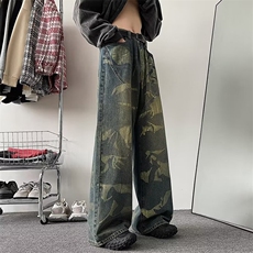 2024美式迷彩牛仔裤男款春季长裤潮NC1031P50，男装牛仔裤，星座1116-2