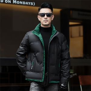 ZMS-M2335新款冬季男士鸭绒羽绒服立领保暖外套修身大衣，男装羽绒服，电商B360
