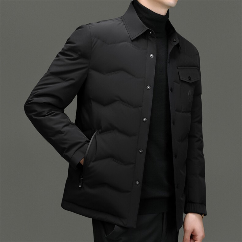 C923013钱塘2020-2商务休闲简约百搭冬季中年男士羽绒服P233,男装羽绒服,钱塘207-2