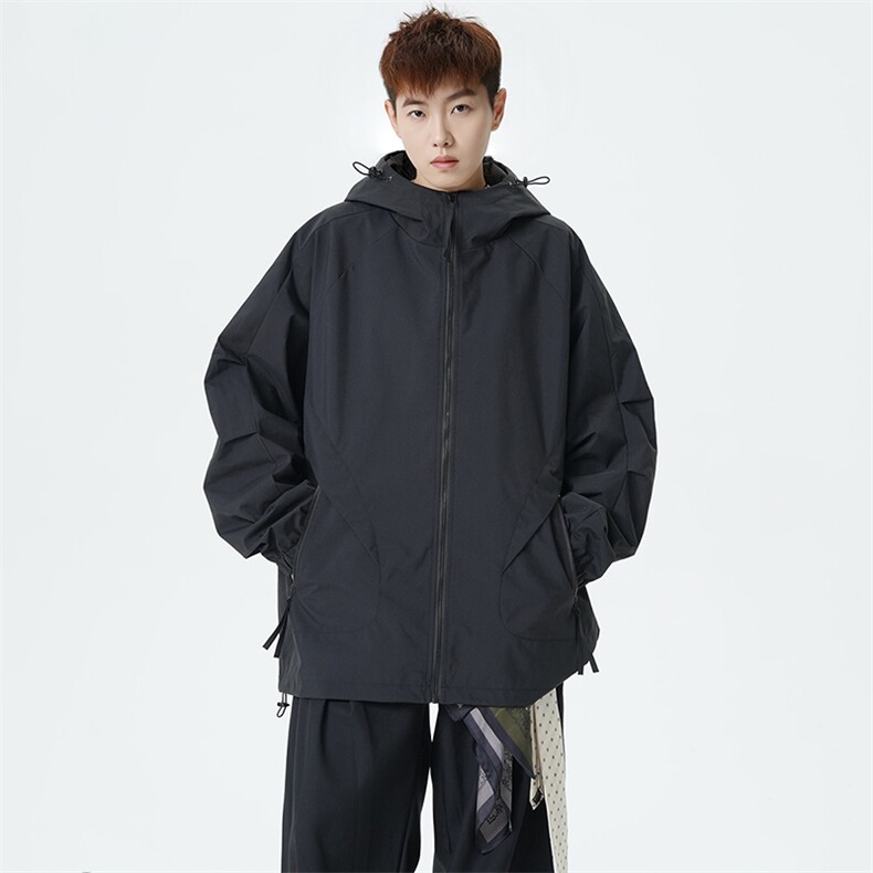 2026春季新款现货连帽夹克男冲锋衣上衣外套DSA157B-JK7986-特P66,男装夹克,电商A157B