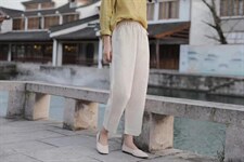 纯苎连衣裙小衫裤子裙子衬衣 时尚风 风淑女风休闲风，女装连衣裙，川哲