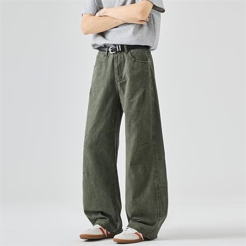 1506-1/KF131/P52美式阔腿牛仔工装裤牛仔裤秋季新款男女宽松显瘦,男装牛仔裤,星座1506-1