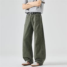1506-1/KF131/P52美式阔腿牛仔工装裤牛仔裤秋季新款男女宽松显瘦，男装牛仔裤，星座1506-1