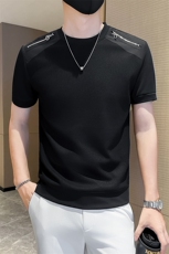 店主风秋冬季男士圆领套头短袖卫衣男时尚短T301A-1/W02/P53控75，男装T恤，星座301A-1