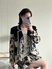 富士山下套装满满的复古小风潮，女装职业装，Queena PHoebe