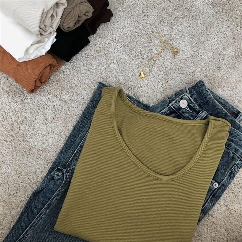 款号：WT0082 名称：纯色针织打底衫，其它，BD