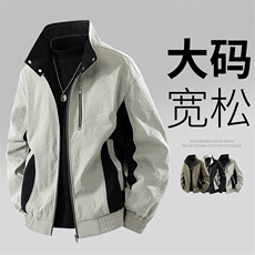 大码男士休闲夹克外套8576-P70控129大码元，男装夹克，星座209