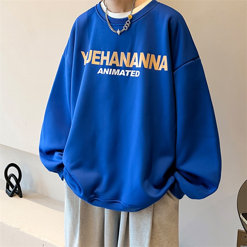 抖音供货、复合重磅360克现货圆领卫衣宽松D223A-YL2312-特P28,男装卫衣,电商019-1