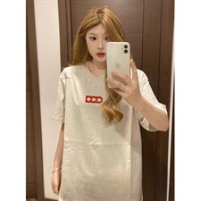 纯棉短袖重磅T恤修身纯色vibe风情侣夏季ins百搭上衣T3295-1，男装T恤，星座1116A（原606A-3）