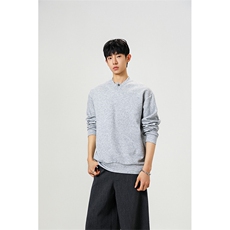 韩系学院风设计cleanfit卫衣简约纯色休闲打底常规P39加绒P49，男装T恤，电商B319