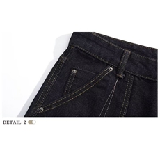 2026新美式复古vibe小众弯刀牛仔裤重工水洗阔腿裤K71336-P48网图，男装牛仔裤，电商B245