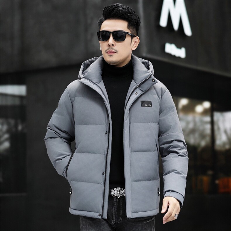 B8813钱塘2020-3新款时尚休闲冬季厚款简约中年男士羽绒服P278,男装羽绒服,钱塘207-3