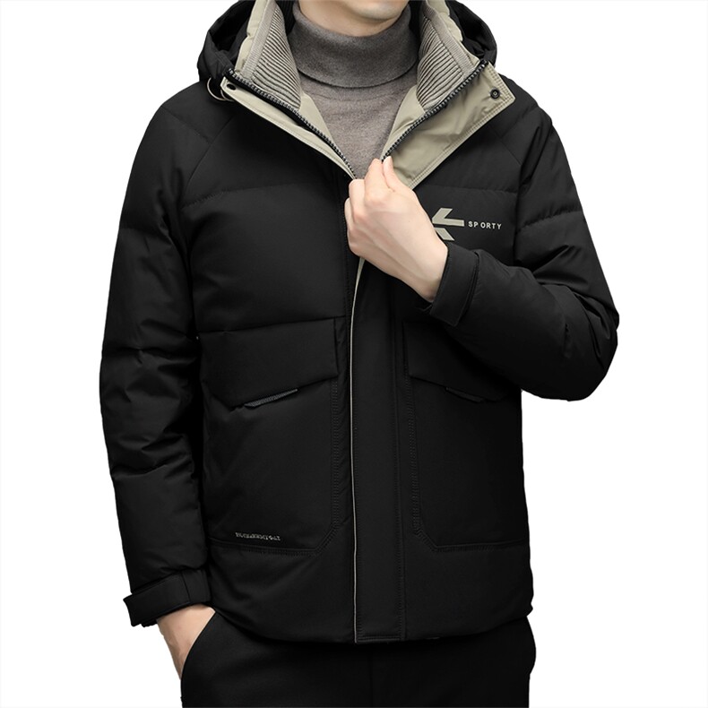 BW8619钱塘2020-2中年男士商务休闲简约冬季厚款新款羽绒服P250,男装羽绒服,钱塘207-2