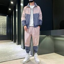 夹克外套男士韩版潮流春秋男装搭配一套帅气休闲套装DS869T，男装夹克，电商A102