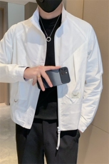 2023白色男士新款夹克帅气百搭青少年学生秋季外套男C208-8892，男装夹克，电商C208