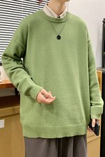 韩版时尚休闲针织衫青年2024秋冬新款毛衣男上衣A161-2-M001-P35图片