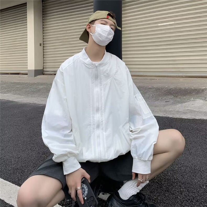 防晒衣男韩版潮流高街帅气2024夏季新款ins宽松百搭F067-P38，男装防晒衣，星座1109-3