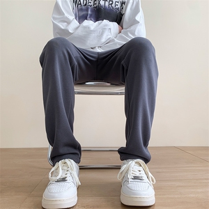 港风秋冬西装裤四色裤头宽松休闲长裤男K23309-P45控58图片