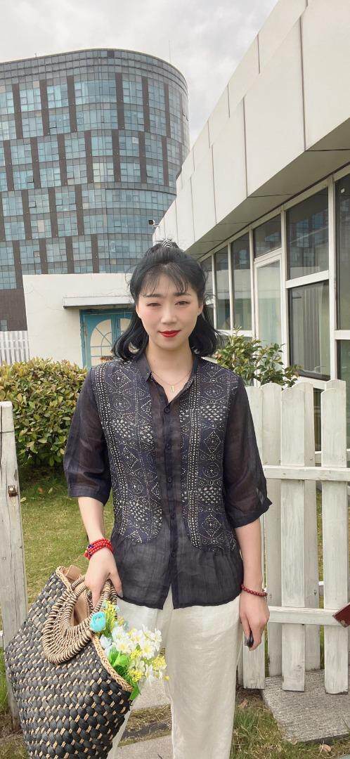 纯苎连衣裙小衫裤子裙子衬衣 时尚风 风淑女风休闲风，女装连衣裙，川哲