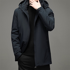 新款中长款中青年男士商务休闲羽绒服男羽绒大衣SNNYR862022-P335，男装羽绒服，电商B212（原钱塘6029）