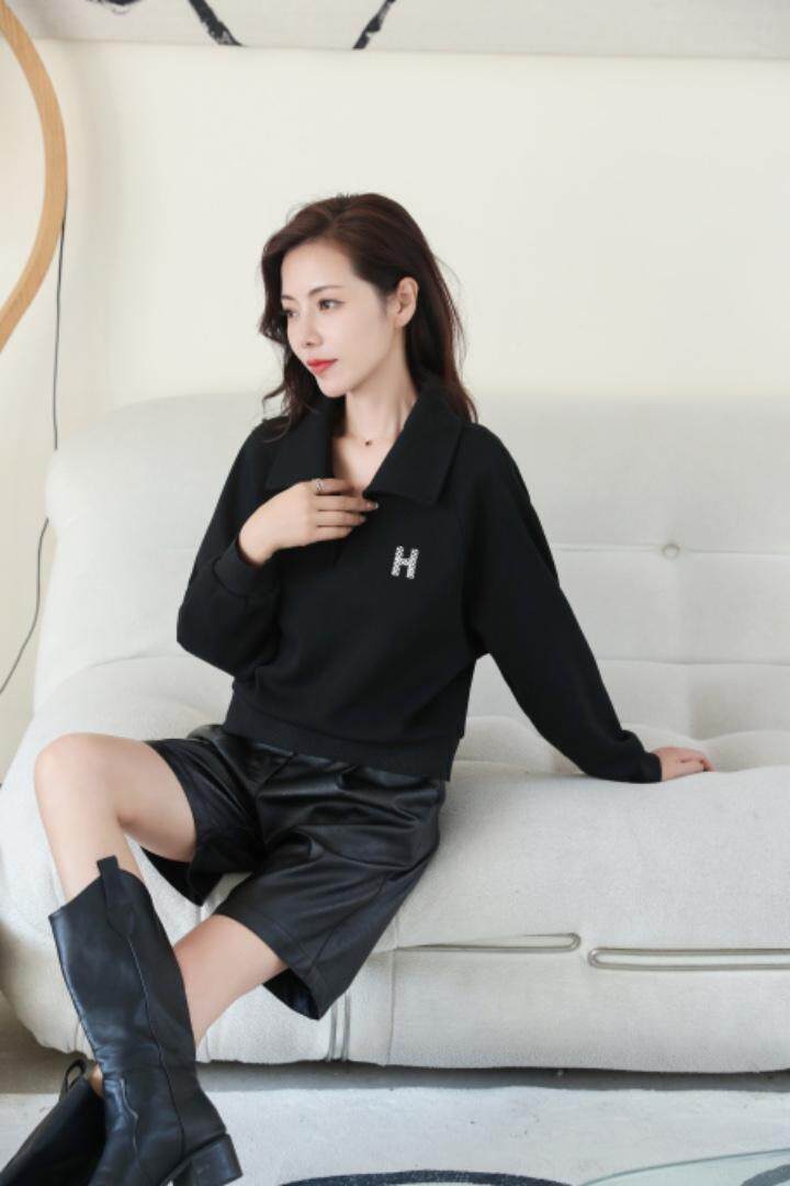 现货供应：针织休闲卫衣，女装卫衣/绒衫，拉思维加丝