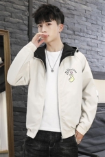 秋季外套男连帽夹克青少年韩版修身秋装帅气衣服H5501，男装夹克，星座509