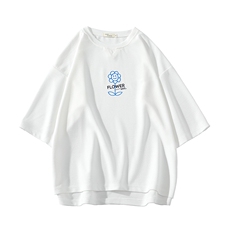 春夏季七分袖t恤男大码五分袖男短袖中袖砖墙挂拍Q11274-P30，男装T恤，电商A040A
