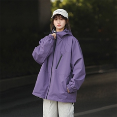 2024春季新款现货户外双面穿连帽夹克男冲锋衣外套JK903-P80，男装夹克，星座1204-3