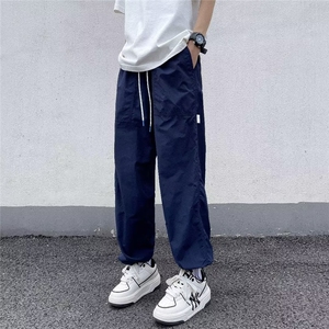 速干休闲裤男韩版潮流纯色日系帅2024夏季新款ins束脚裤K4159-P34图片