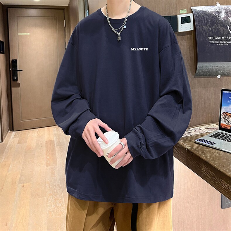 抖音得物供货量大从优可提供视频美式长袖T恤CT653特P25,男装T恤,电商A486