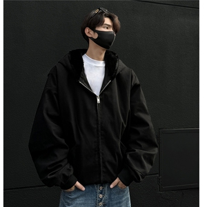冬复古cleanfit座山雕冬季加绒加厚外套男工装棉服夹克D380 P118图片