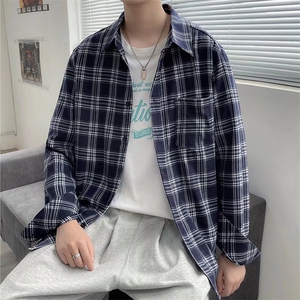长袖衬衫春款男港风潮流C013P30图片