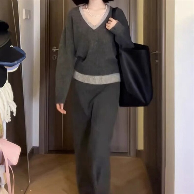 羊毛套装裙,针织衫/毛衣,泰沅羊绒