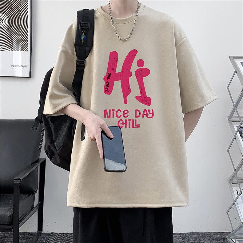 麂皮绒短袖t恤男大码半袖男JD82418-P25,男装T恤,电商A040