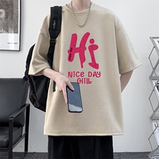 麂皮绒短袖t恤男大码半袖男JD82418-P25，男装T恤，电商A040