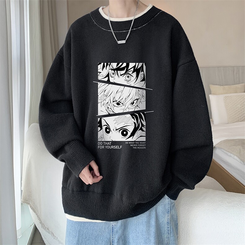 控78假两件毛衣男大码加绒针织衫男毛线衣M80176-P55加绒P70,男装针织衫/毛衣,电商A040