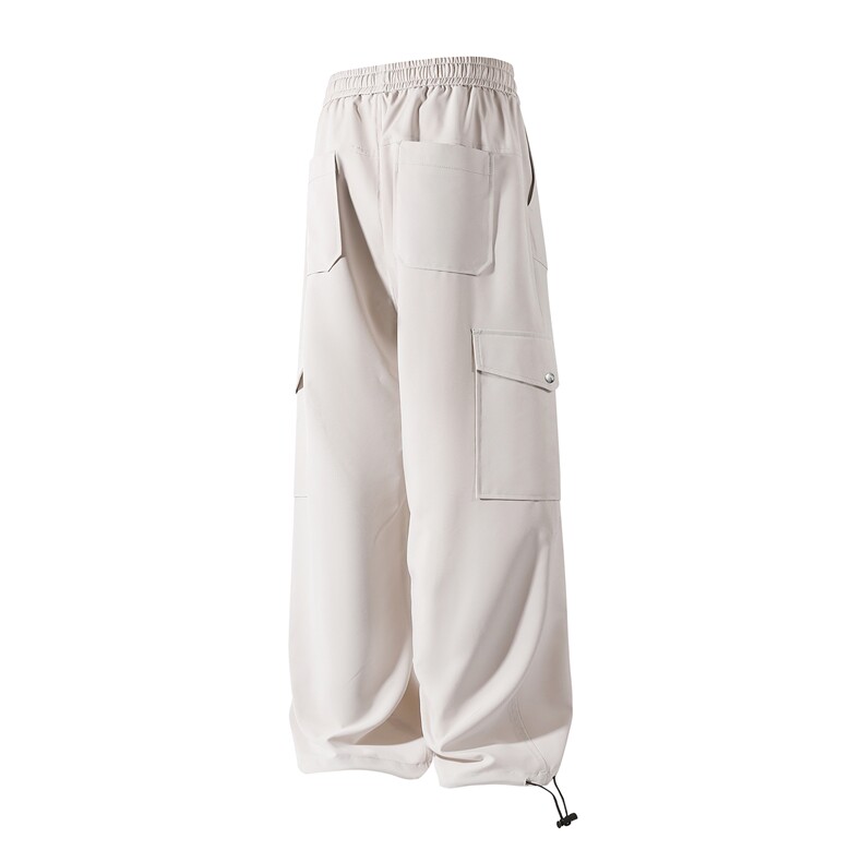 冰丝工装口袋可束脚休闲裤K042立体92%聚酯纤维8%氨纶(S-2XL)TP27,男装休闲裤,电商A088