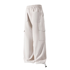 冰丝工装口袋可束脚休闲裤K042立体92%聚酯纤维8%氨纶(S-2XL)TP27，男装休闲裤，电商A088