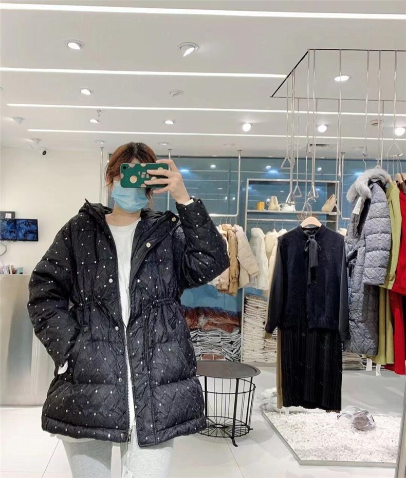 现货冬款羽绒服，女装羽绒服，V/A