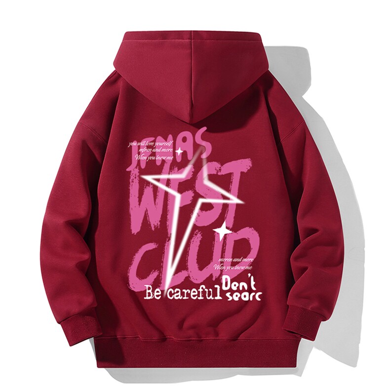抖音得物高品质印花连帽卫衣秋冬装美式宽松连帽纯色卫衣ADL107,男装卫衣,电商A443