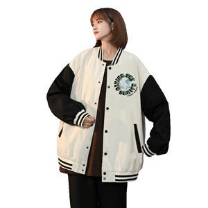 中性风春秋季情侣棒球服男女休闲夹克女时尚外套男BQF296-P50，男装夹克，电商B371