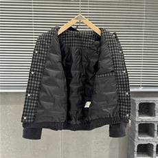 冬季新款加棉假两件拼接潮流轻奢夹克外套男款简约风潮MF388-P95，男装夹克，星座412-3