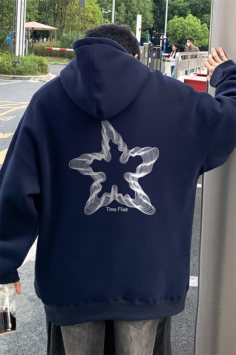 ！连帽圆领卫衣男装港风帽衫男LM174-P35,男装卫衣,电商B367