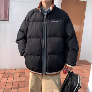 冬季加厚情侣装棉衣男2022韩版宽松棒球服外套立领棉服 W5810-P67图片